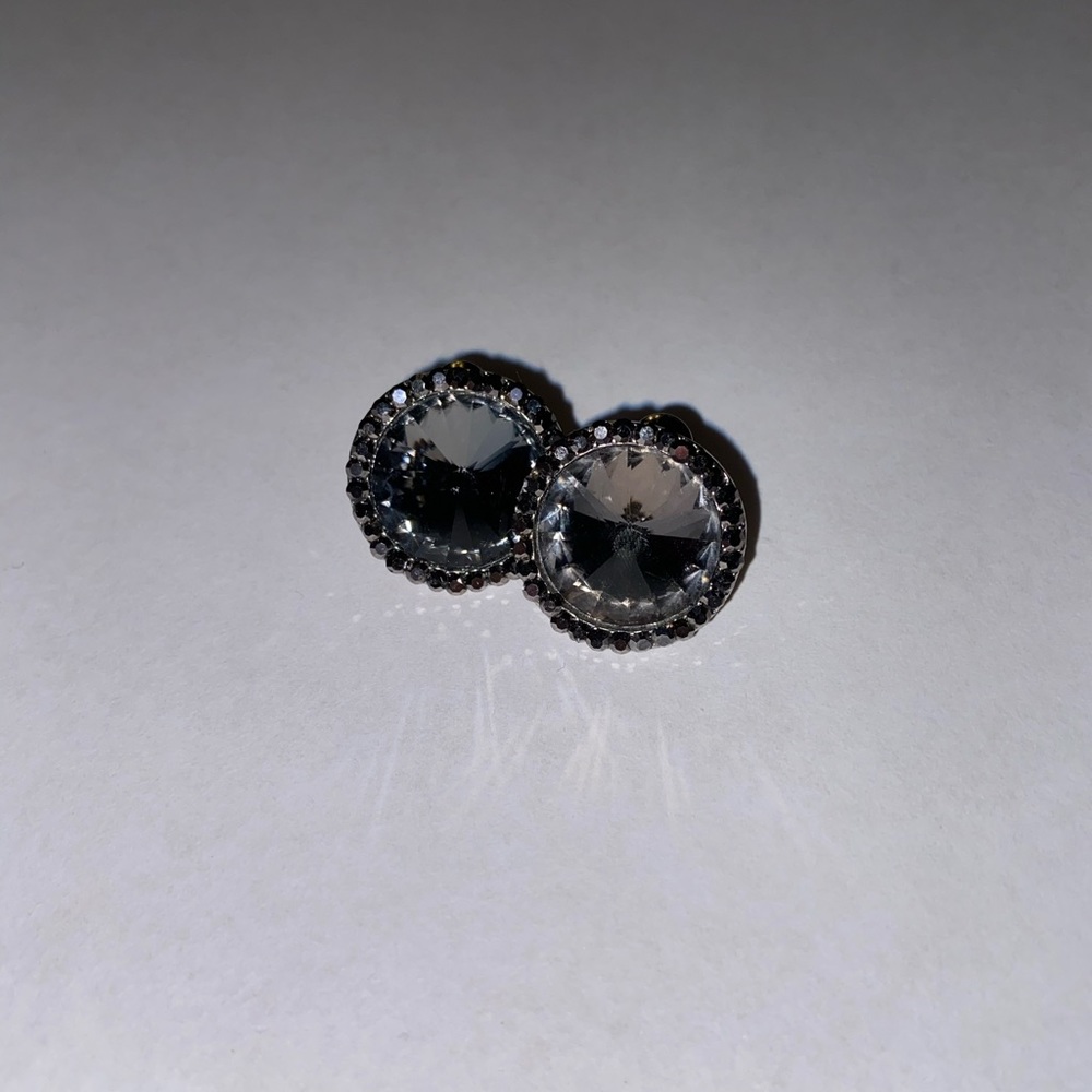 Grey Jewel Earrings